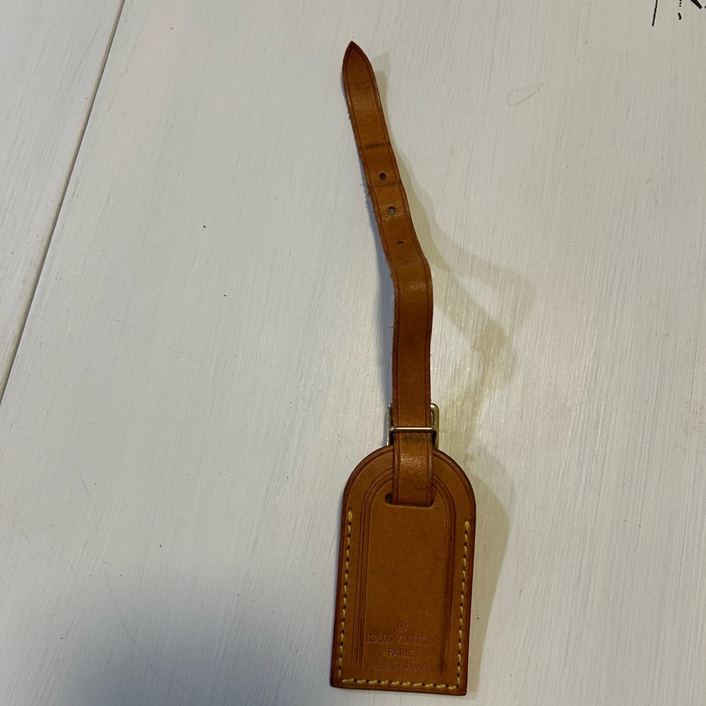 Louis Vuitton authentic luggage tag